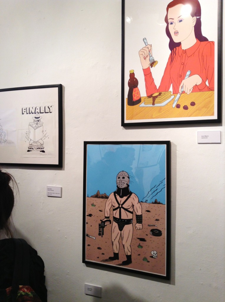 CHASSEUR at the VICE illustration show © CHASSEUR MAGAZINE