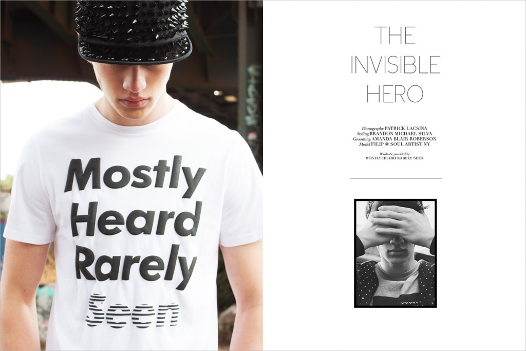 The Invisible Hero by Patrick Lacsina for CHASSEUR MAGAZINE