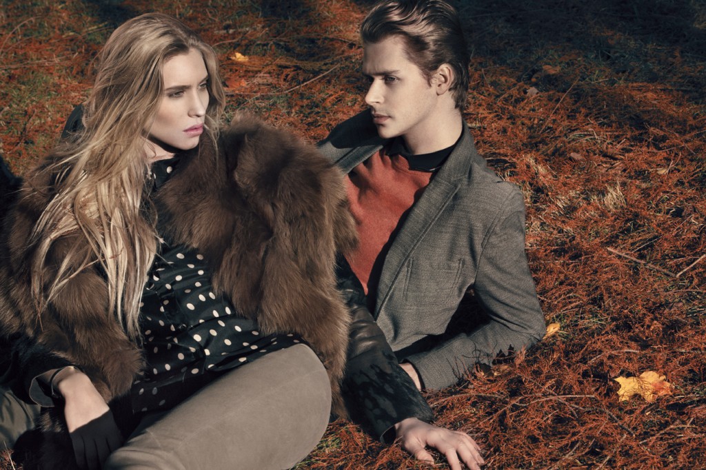 Marla Fabri and Nicolas Lagiere by John Hennequin for CHASSEUR MAGAZINE 