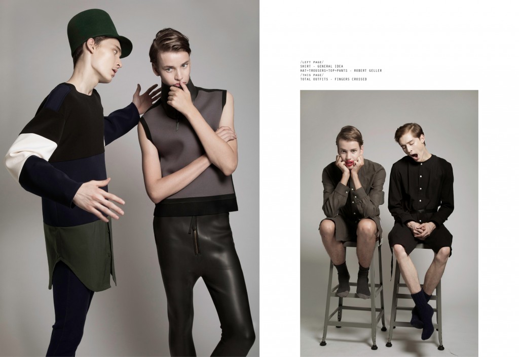 Niclas Nilsson and Noah Duran by Wish Thanasarakhan for CHASSEUR MAGAZINE issue #9