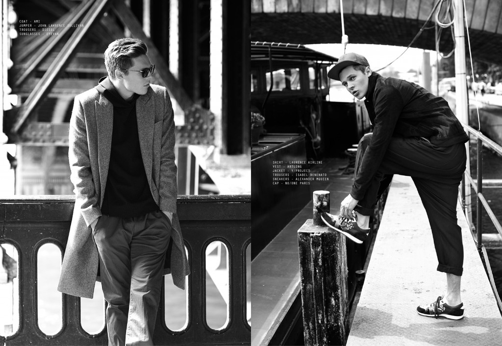 BY THE RIVER - Arthur De Valbray by Rumi Matsuzawa for CHASSEUR MAGAZINE issue #9