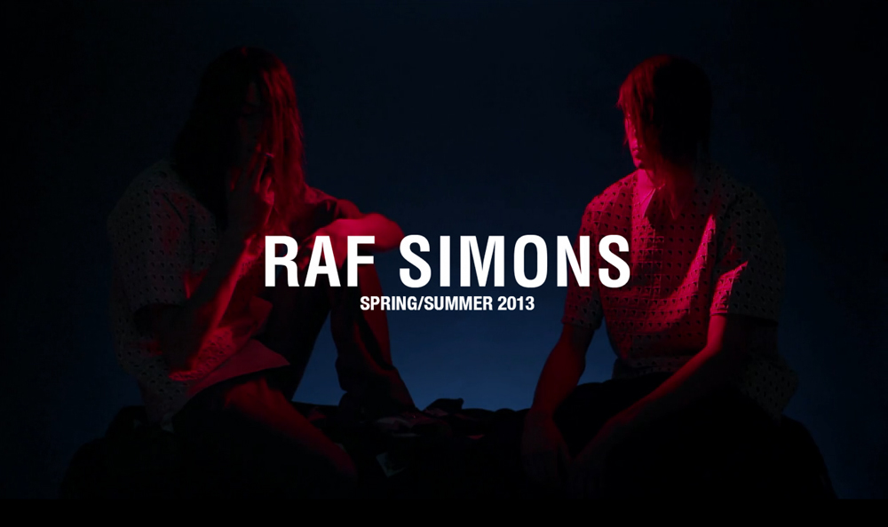 Raf Simons 2013 Spring Summer
