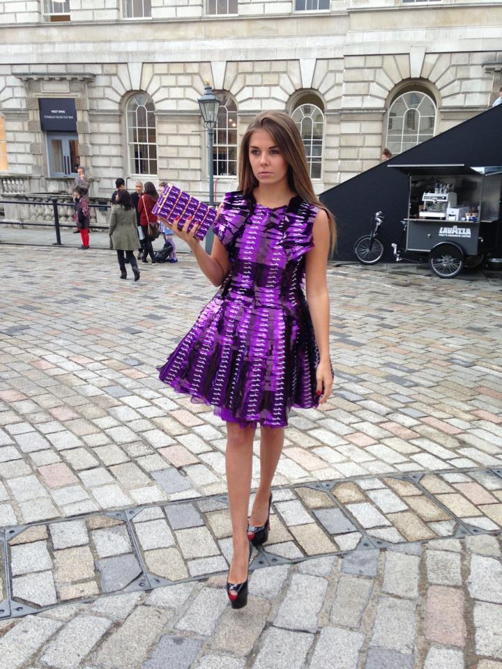 Cadbury Dress by WHY SO SERIOUS - LFW 2014 © CHASSEUR MAGAZINE