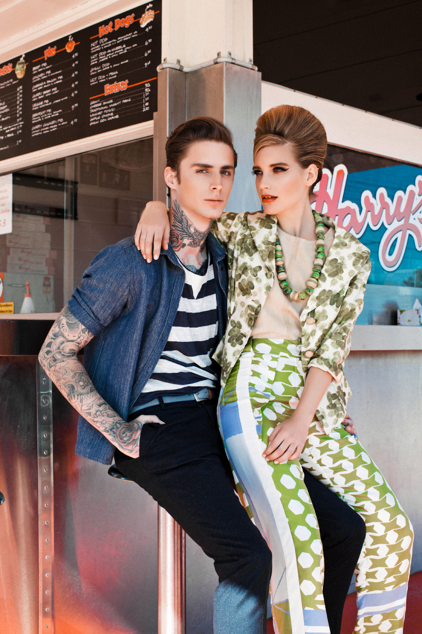 AMERICAN DINER by Claire Wallman for CHASSEUR MAGAZINE
