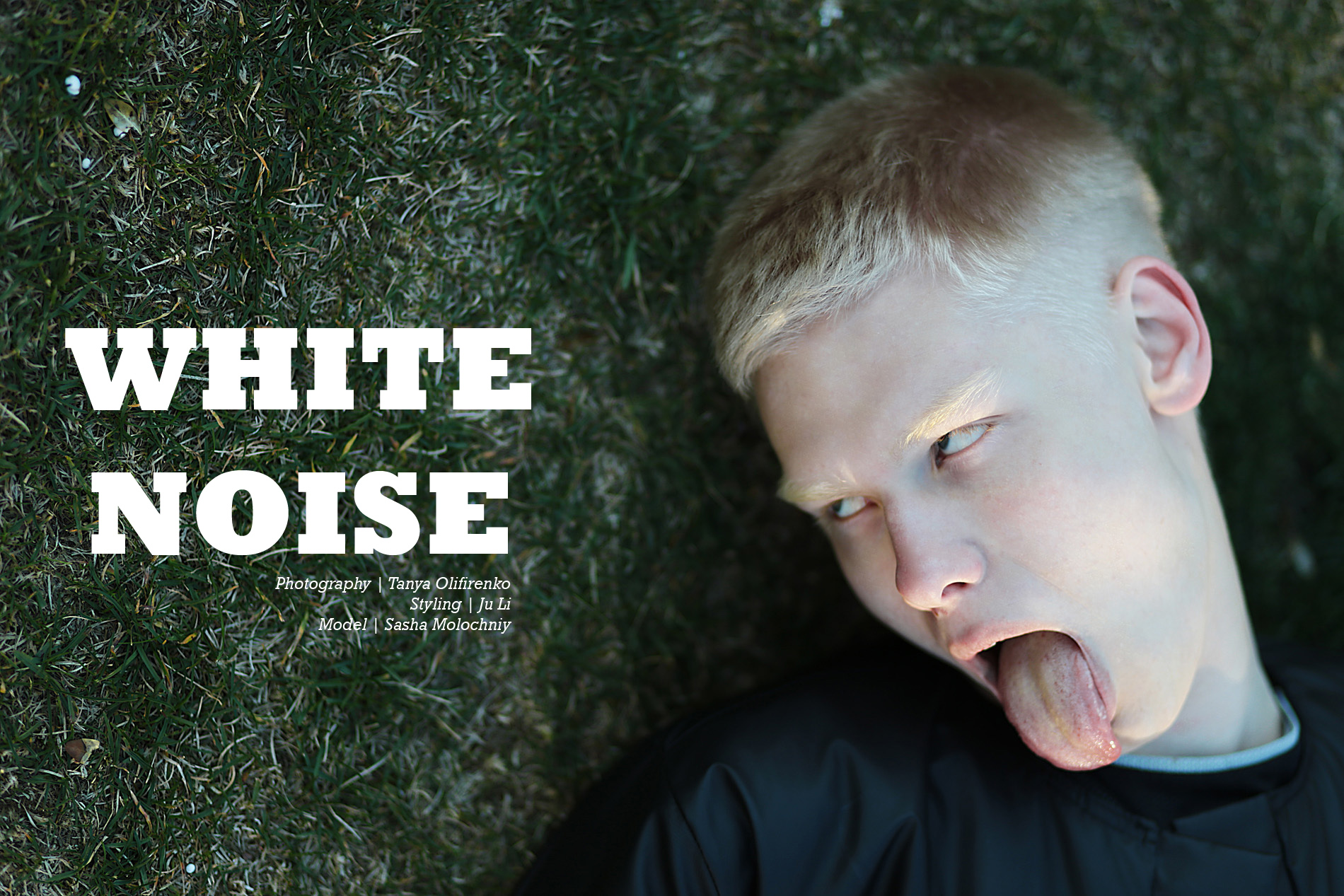 WHITE NOISE - Sasha Molochniy by Tanya Olifirenko for CHASSEUR MAGAZINE